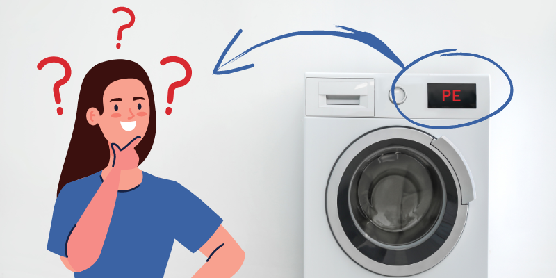 Jak naprawić kod błędu PE w pralce LG