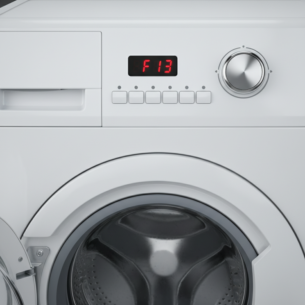 błąd f13 pralka whirlpool