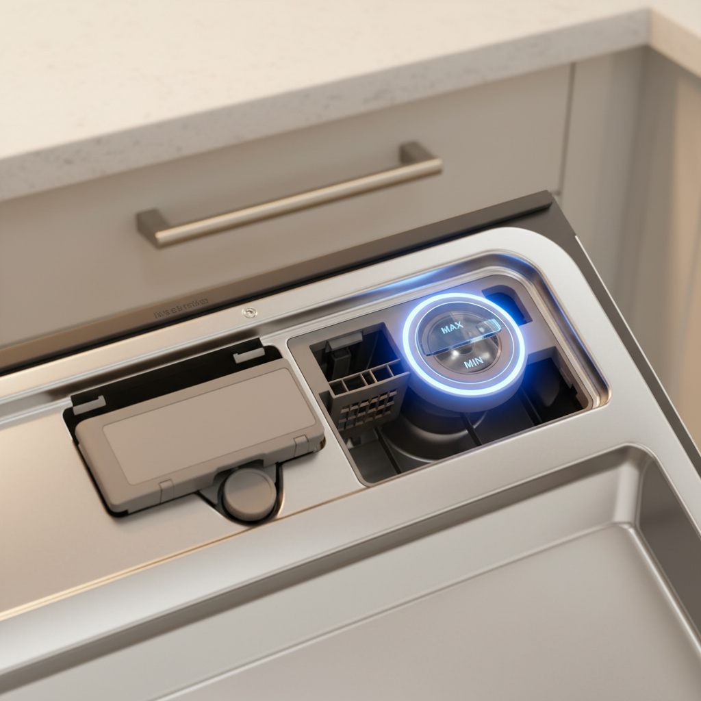 dozowanie nabłyszczacza w zmywarce