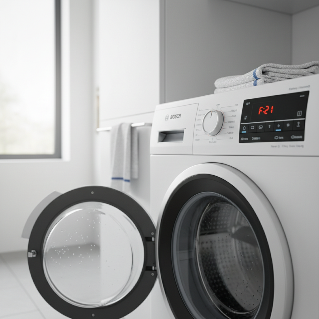 Jak Pokonać Kod Błędu F21 w Pralkach Bosch – Praktyczne Porady