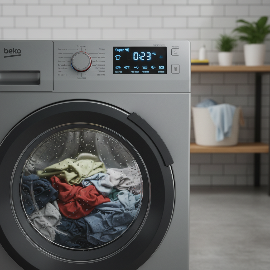 pralka beko program super 40 czas prania