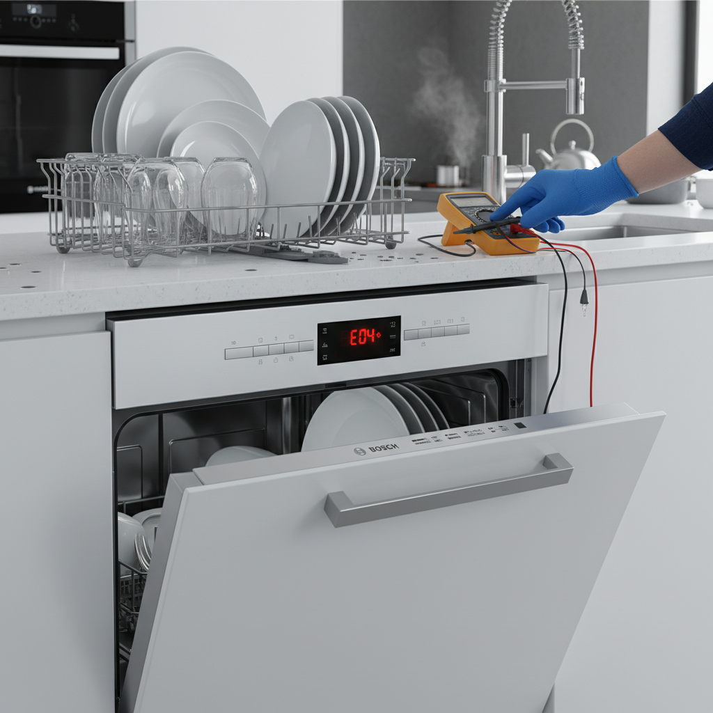 Rozwiązuj Błąd E04 w Zmywarce Bosch: Praktyczne Porady dla Doskonałej Wydajności