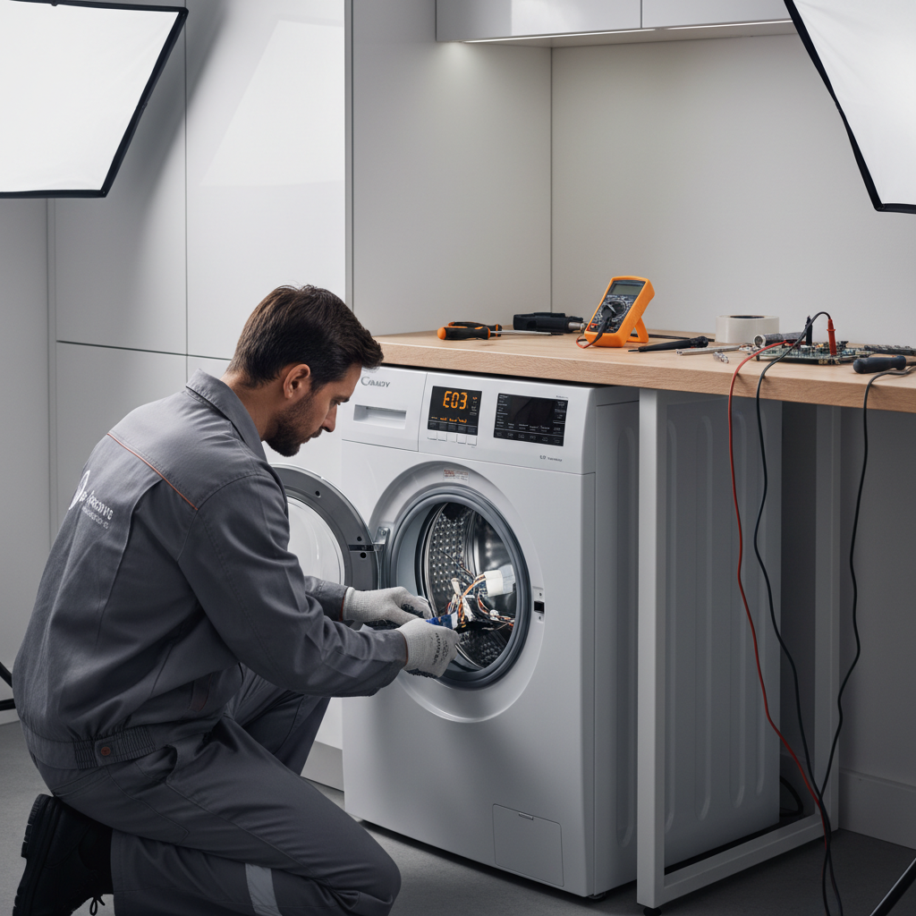 Szybka Naprawa Błędu E03 w Pralce Candy – Praktyczne Wskazówki Eksperta